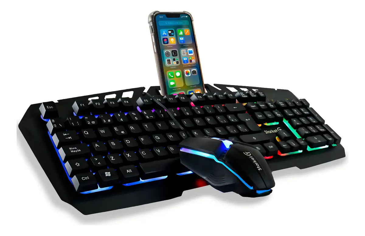 Kit Gaming USB Teclado Mecánico Gamer Mouse Alta Precisión Starket SK-006