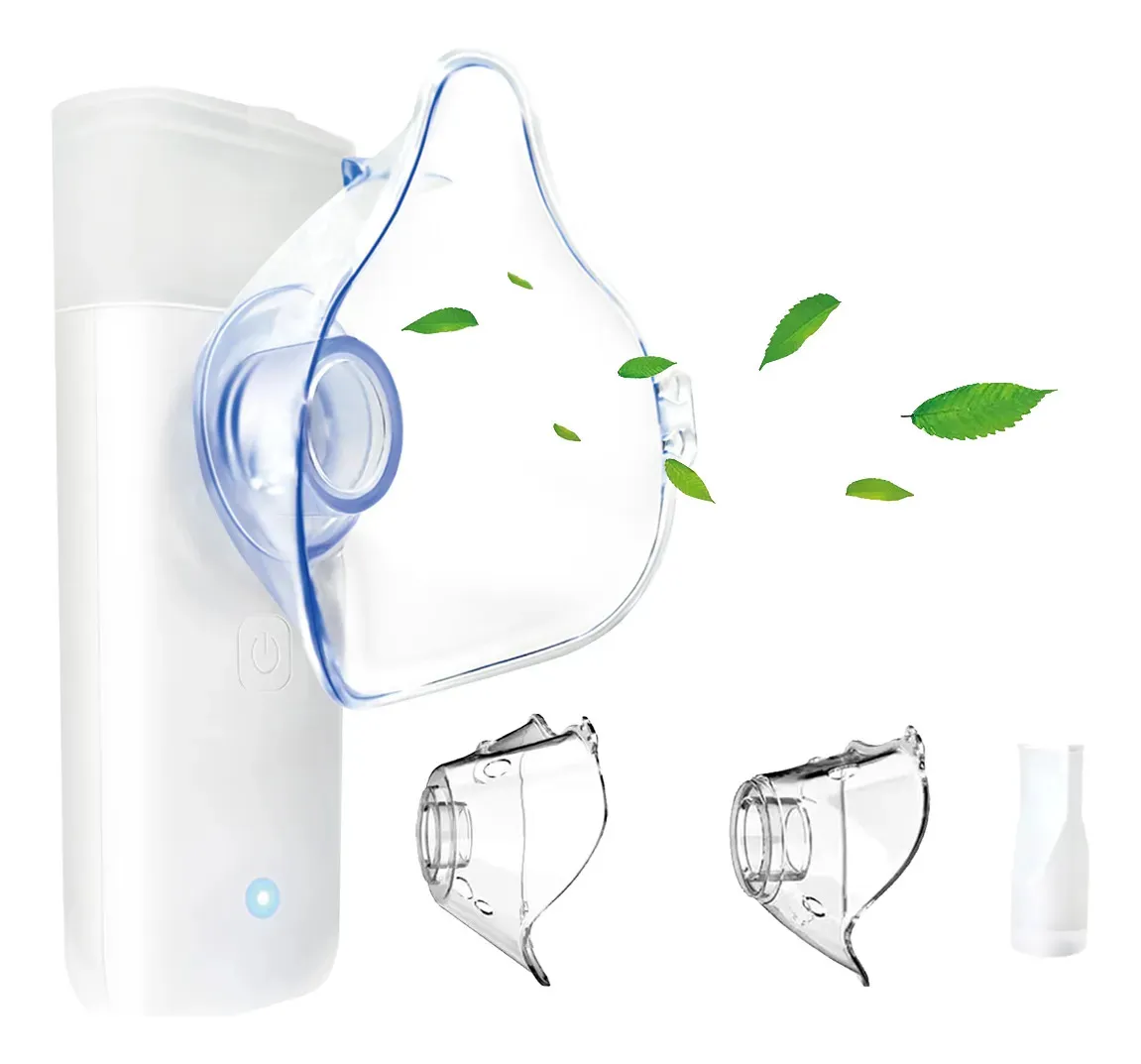 Nebulizador Inalámbrico Ultrasónico Nebulizer Inalador Blanco