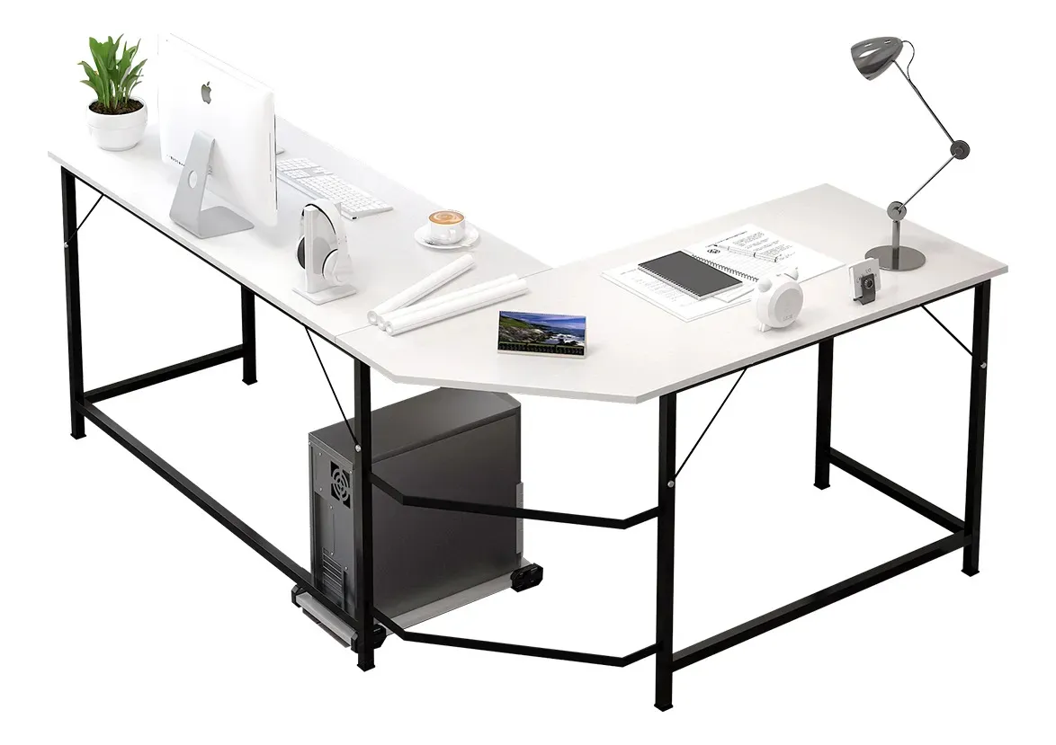 Escritorio Gamer Ambueco en Forma de L de 120 cm de Largo