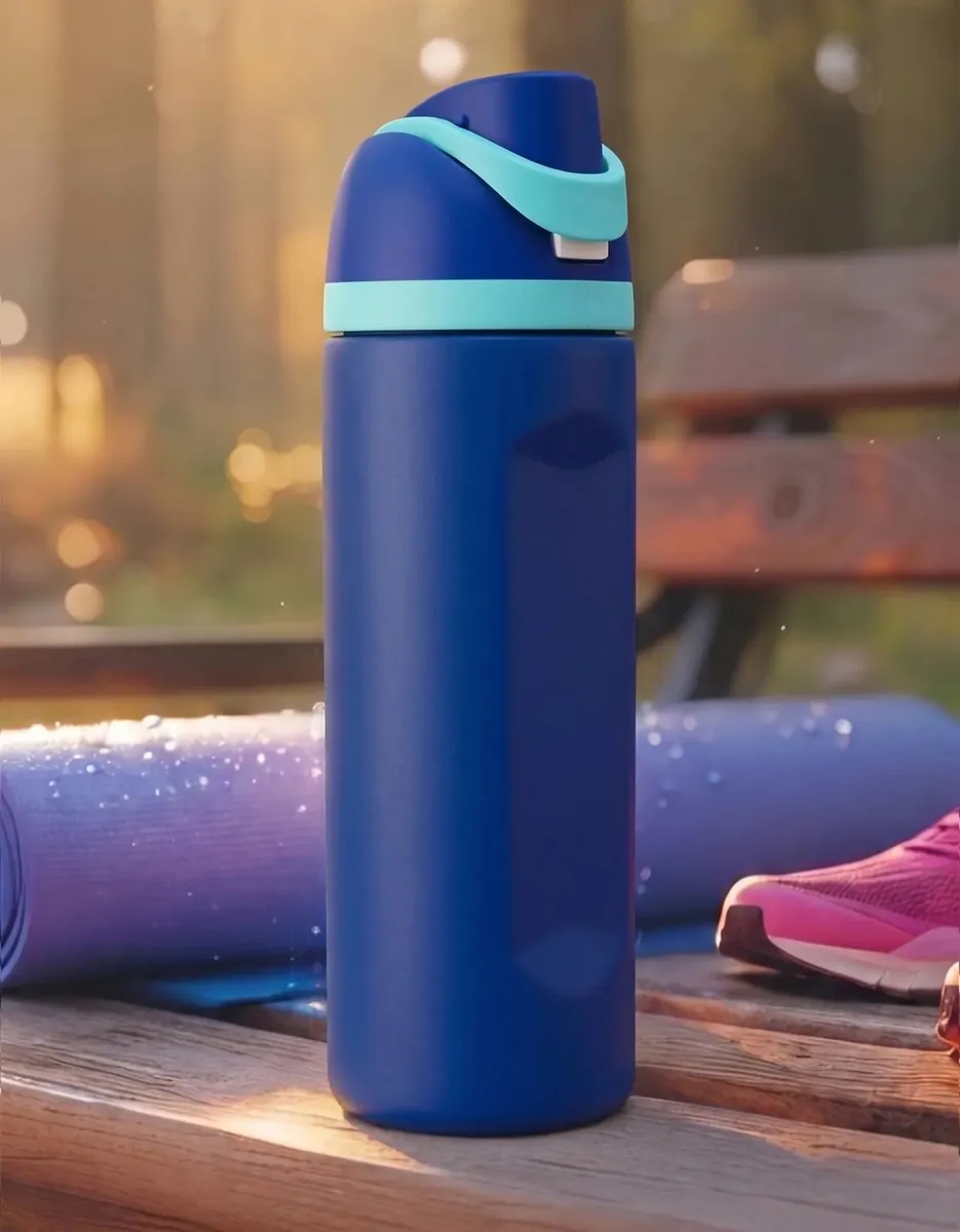 Termo Para Café Y Agua Acero Inoxidable 600ml Vaso Térmico Azul