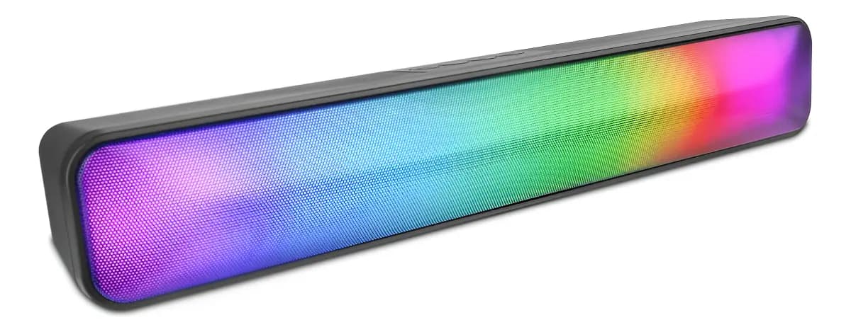 Barra de Sonido Getttech Bluetooth 5.0 con RGB y Micrófono para PC y TV