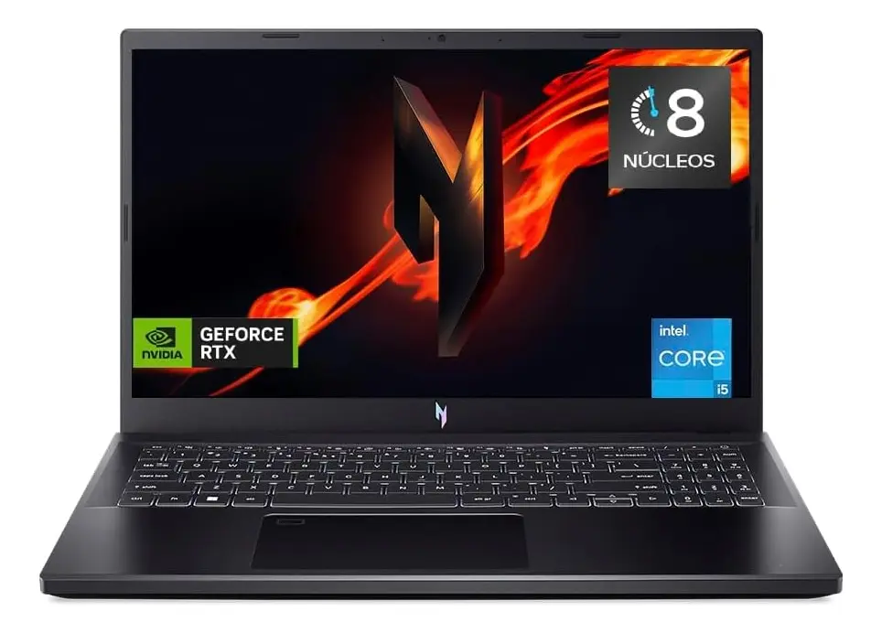 Laptop Gaming Acer Nitro V15 Core I5 8gb 512gb Rtx 4050 Color Negro