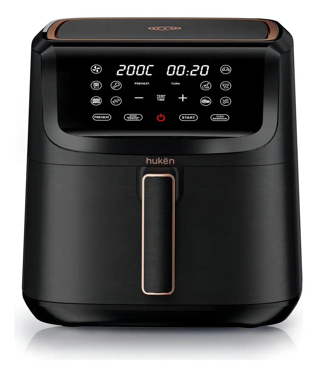Freidora de Aire XL 8L Touch Matte Dual LED Hukën MasterChef