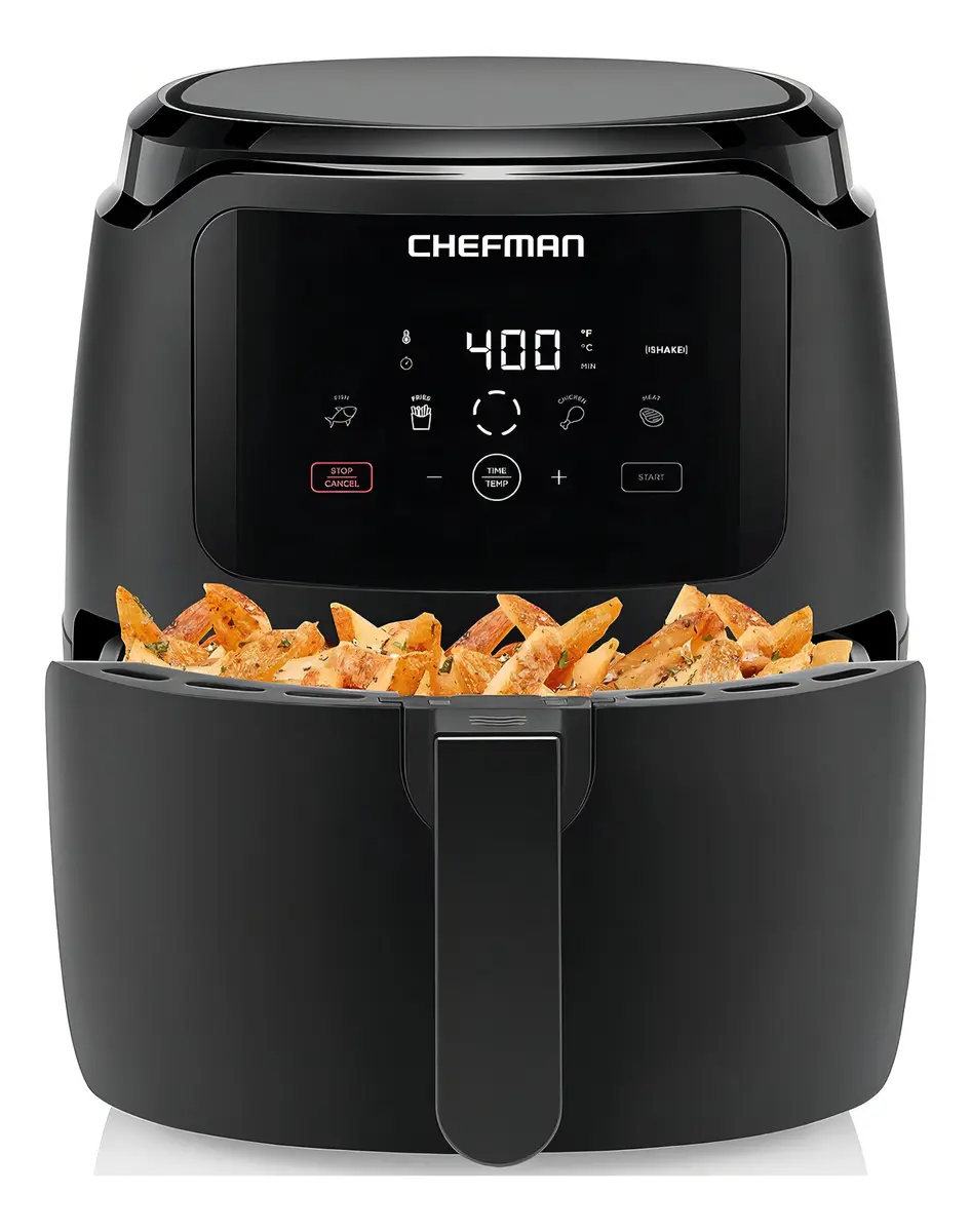 Freidora de Aire Chefman RJ38-5-T 4.7L Negro Pantalla Táctil Digital