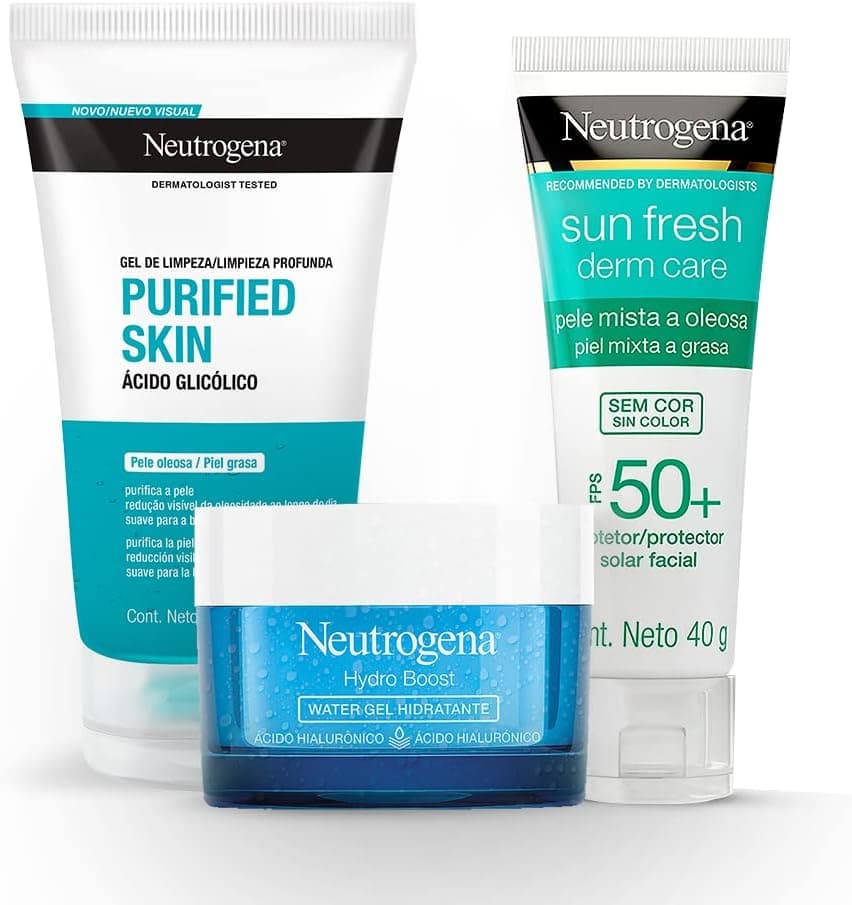 Kit Rutina Neutrogena Pieles Mixtas a Grasas